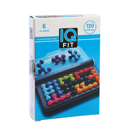 120 Challenges 3D Pyramid Puzzle – Montessori IQ Board Game with Pearl Beads for Children