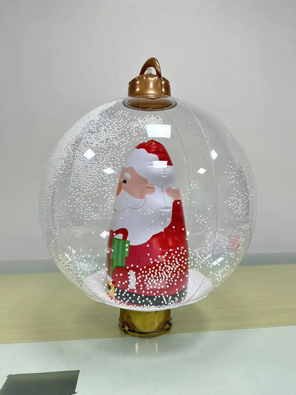Giant 60cm Outdoor PVC Christmas Inflatable Ball Decor