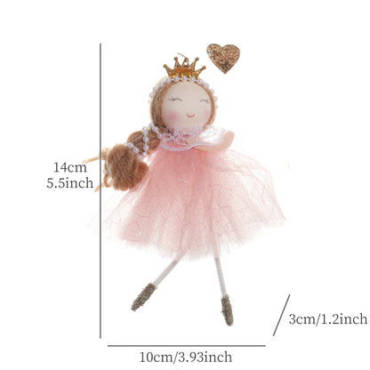 Christmas Angel Girl Plush Ornament – Hanging Tree Decoration & Kids Gift