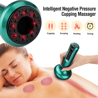 JYouCare Rechargeable Vacuum Cupping & Gua Sha Therapy Device