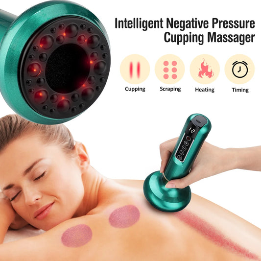 JYouCare Rechargeable Vacuum Cupping & Gua Sha Therapy Device