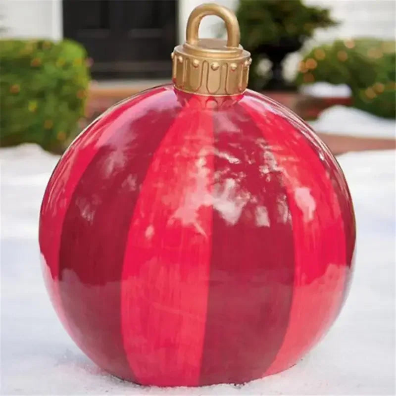 Giant 60cm Outdoor PVC Christmas Inflatable Ball Decor