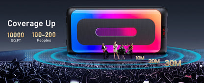 FanFun Karaoke Machine with Lights