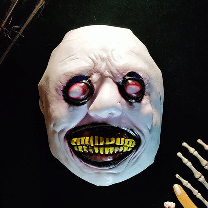Haunted House Horror Mask with Long Ears & Teeth – Halloween Cosplay Party Prop