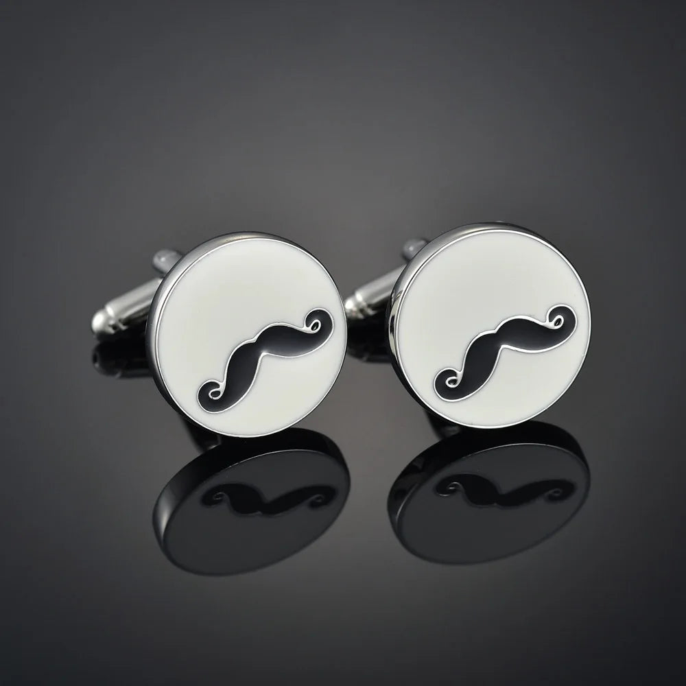 Luxury Enamel Copper Laser-Cut Lattice Cufflinks with Gemstone & Dragon Design – Premium French Shirt Cuff Links for Men’s Weddings & Formal Suits