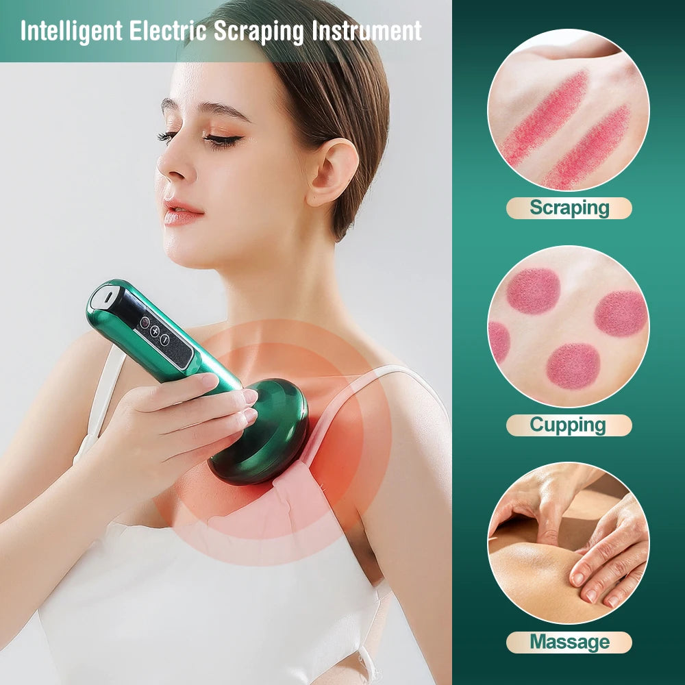 JYouCare Rechargeable Vacuum Cupping & Gua Sha Therapy Device
