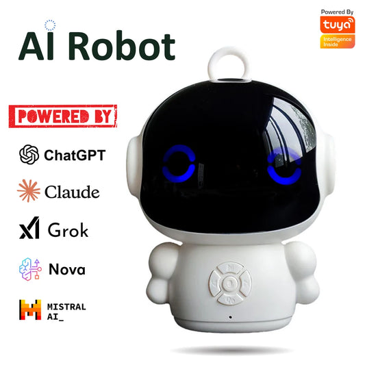 Tuya Smart Life AI Voice Robot for Kids – Interactive Early Learning Toy, Storytelling & Chat Companion