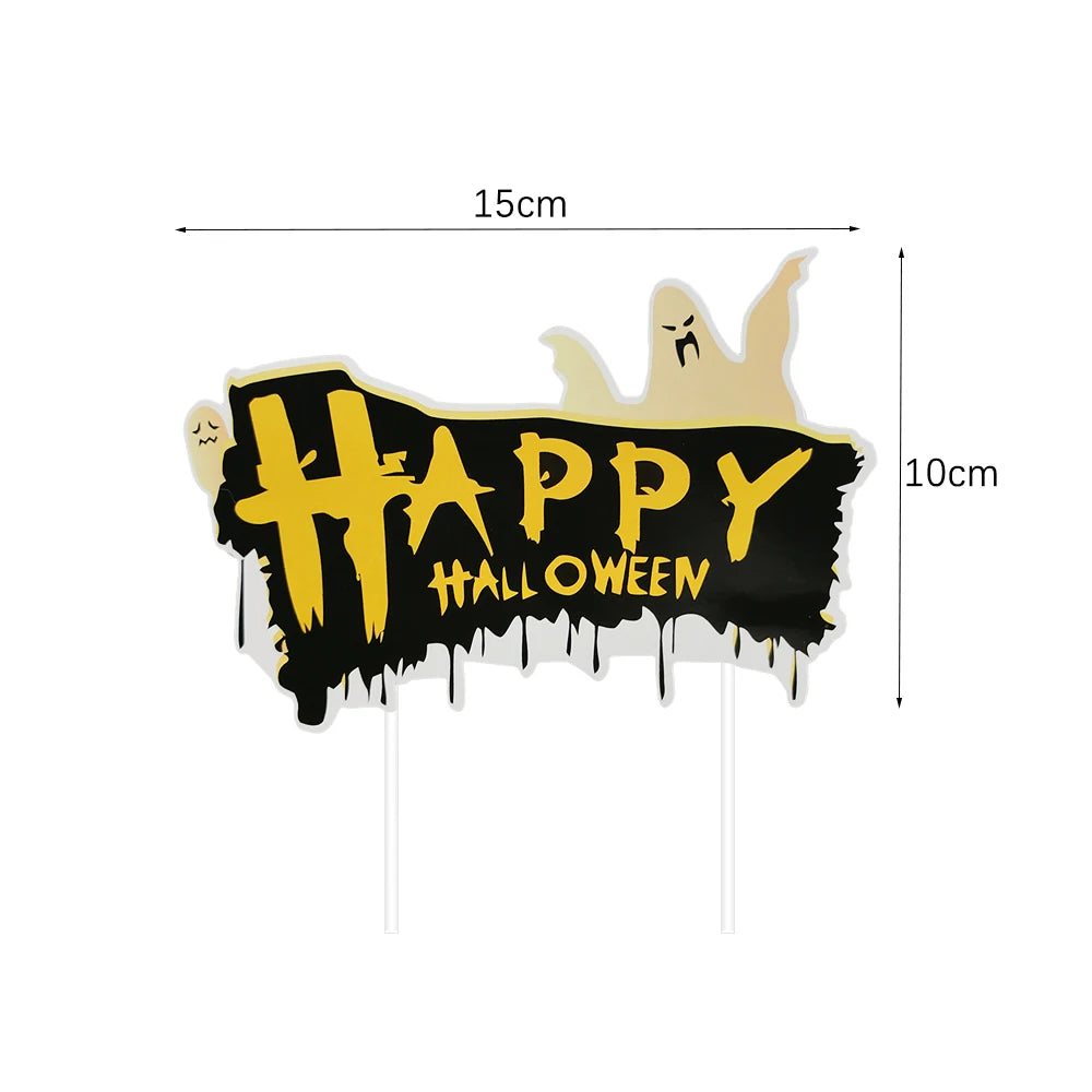 Halloween Disposable Tableware Set – Pumpkin Plates, Cups, Napkins, Tablecloth & Banner for Spooky Party Decorations