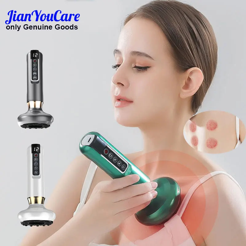 JYouCare Rechargeable Vacuum Cupping & Gua Sha Therapy Device