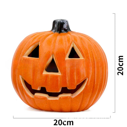 Halloween LED Pumpkin Lantern – Spooky Jack-O’Lantern Ghost Lights for Home, Garden & Party Décor