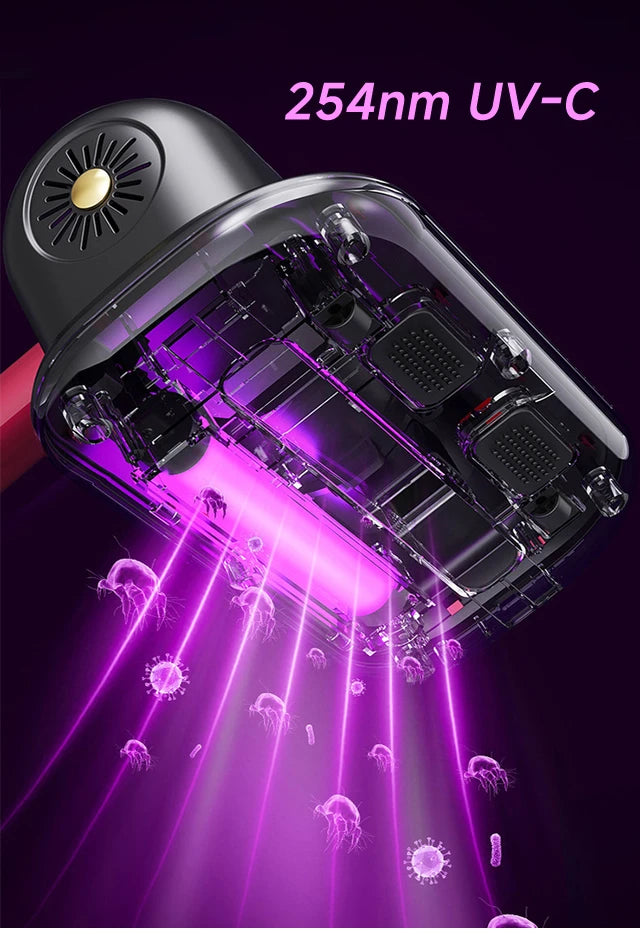 Portable UV Sterilizing Vacuum Cleaner