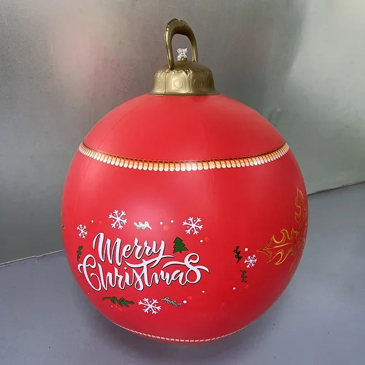 Giant 60cm Outdoor PVC Christmas Inflatable Ball Decor