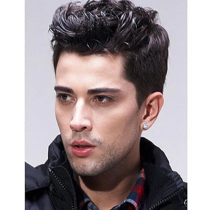 Classic AAA Cubic Zirconia Stud Earrings for Women – White Gold Plated Round Crystal Fashion Jewellery