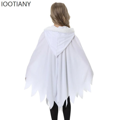Kids Luminous Ghost Cape Costume – Halloween Party Fancy Dress for Boys & Girls
