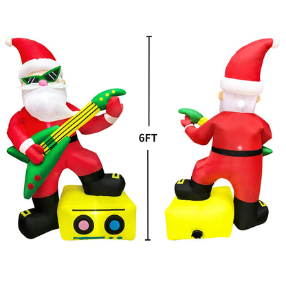 Merry Santa Sleigh Arch LED Inflatable | Christmas Outdoor & Garden Decoration