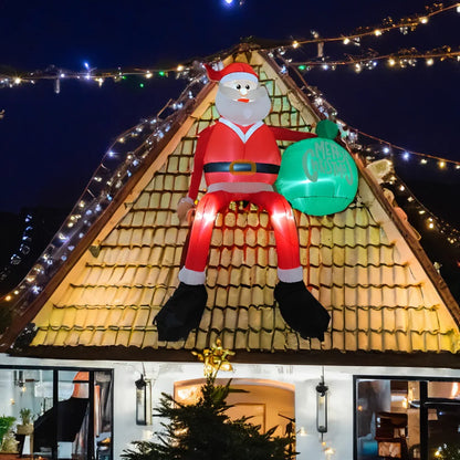 Outdoor LED Santa 245cm Xmas Decor