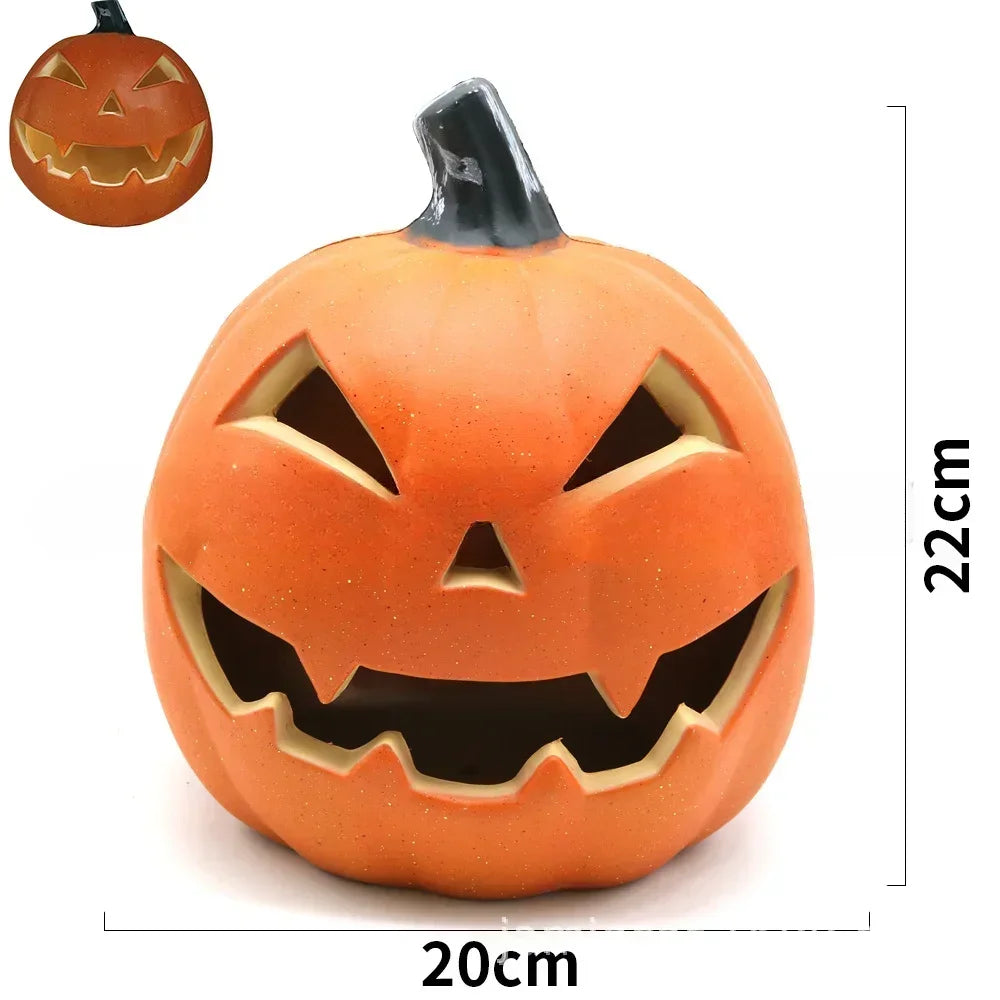 Halloween LED Pumpkin Lantern – Spooky Jack-O’Lantern Ghost Lights for Home, Garden & Party Décor