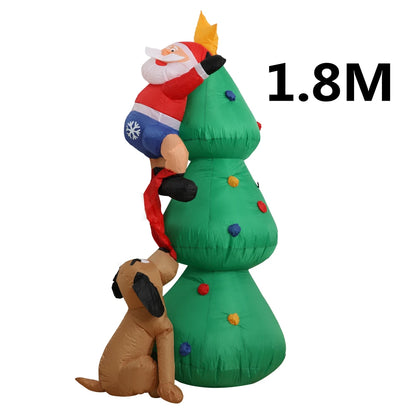 LED Christmas Inflatables – Santa, Snowman & Penguins for Indoor and Outdoor Holiday Décor