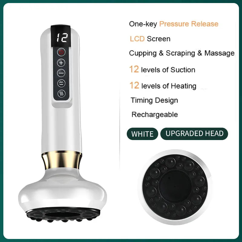 JYouCare Rechargeable Vacuum Cupping & Gua Sha Therapy Device
