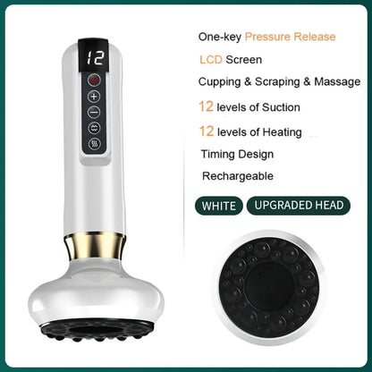 JYouCare Rechargeable Vacuum Cupping & Gua Sha Therapy Device