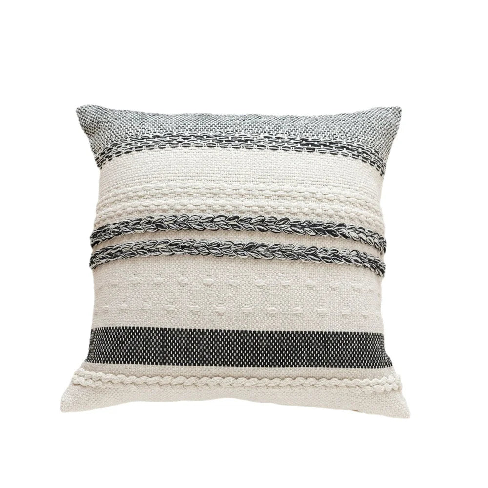 Elegant Striped Sofa Cushion Cover