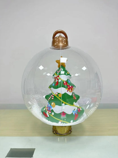 Giant 60cm Outdoor PVC Christmas Inflatable Ball Decor