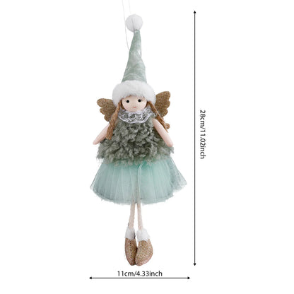 Christmas Angel Girl Plush Ornament – Hanging Tree Decoration & Kids Gift