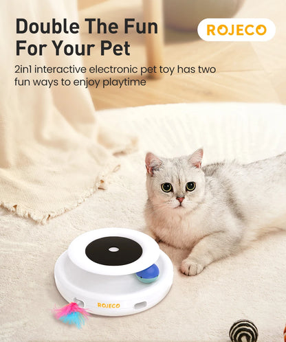 ROJECO 2-in-1 Interactive Pet Toy