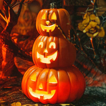 Halloween LED Pumpkin Lantern – Spooky Jack-O’Lantern Ghost Lights for Home, Garden & Party Décor