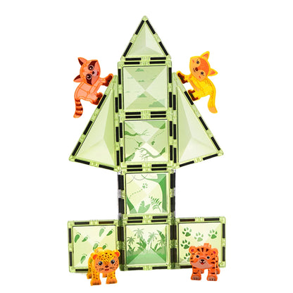 STEM Star Diamond Magnetic Tiles Montessori Construction Toy Set