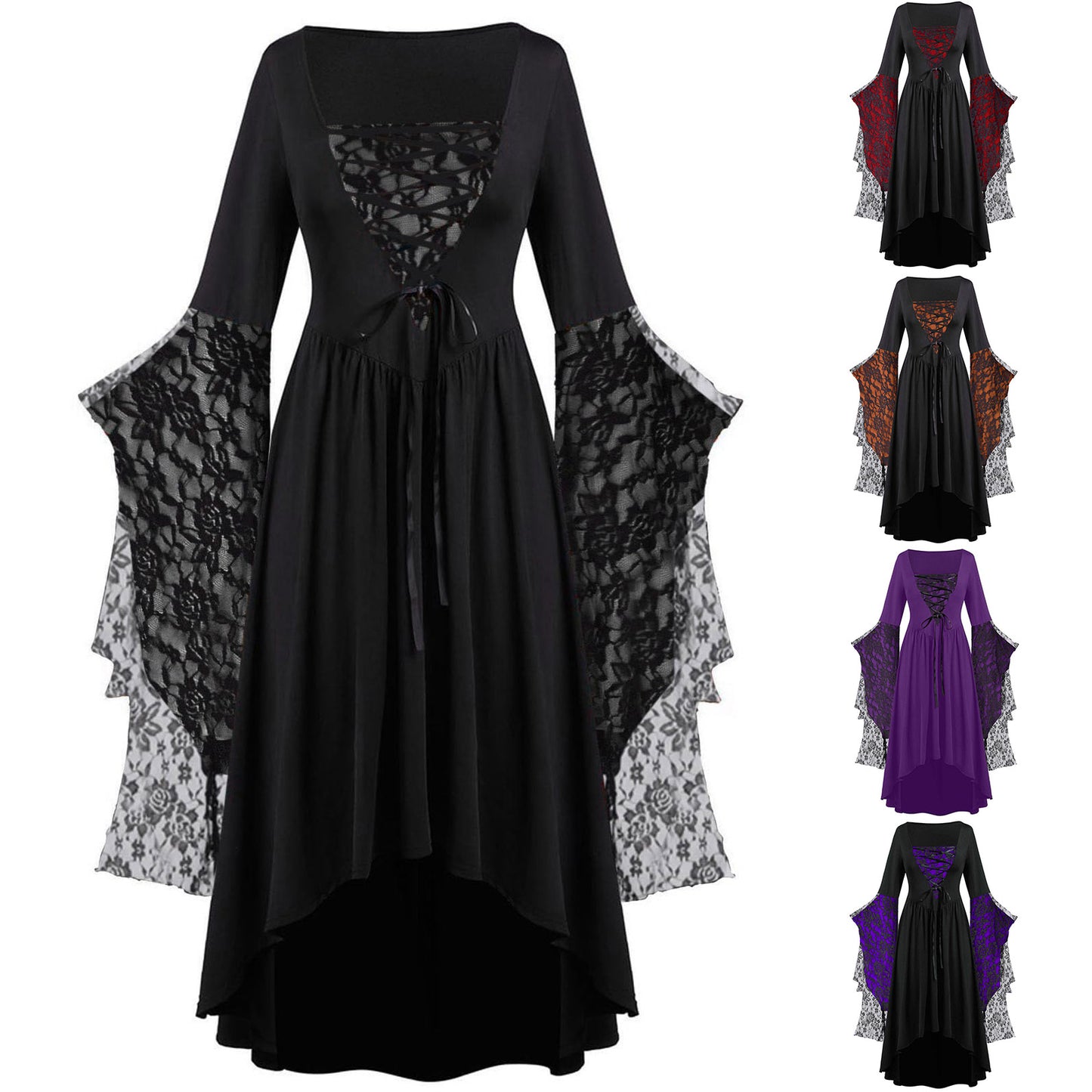 Gothic Halloween Witch Vampire Dress