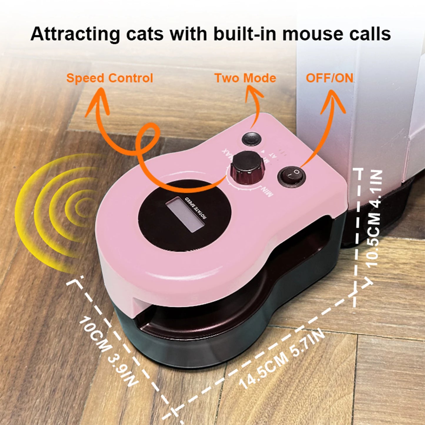 Simulated Cat Fitness Activity Wheel
