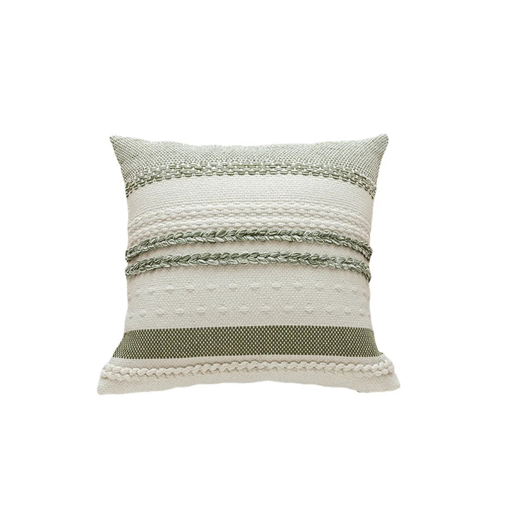 Elegant Striped Sofa Cushion Cover