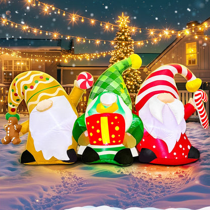 Merry Santa Sleigh Arch LED Inflatable | Christmas Outdoor & Garden Decoration