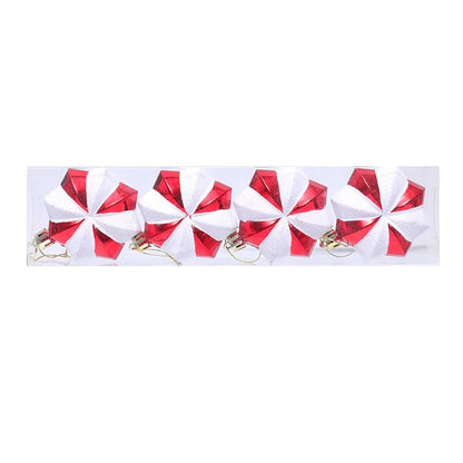 Christmas Candy Cane & Peppermint Baubles Set – Festive Hanging Ornaments for Tree & Holiday Décor