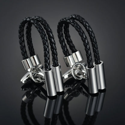 Luxury Enamel Copper Laser-Cut Lattice Cufflinks with Gemstone & Dragon Design – Premium French Shirt Cuff Links for Men’s Weddings & Formal Suits