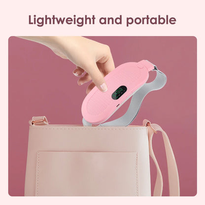 Electric Heated Waist Belt for Period Pain Relief – Adjustable Abdominal Heating Pad for Women