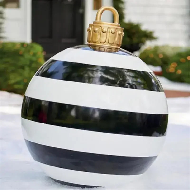 Giant 60cm Outdoor PVC Christmas Inflatable Ball Decor