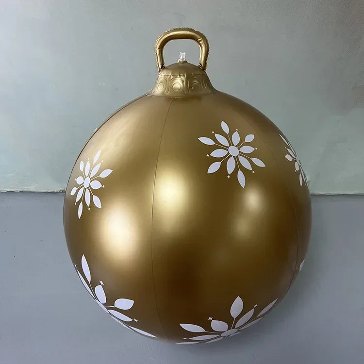 Giant 60cm Outdoor PVC Christmas Inflatable Ball Decor