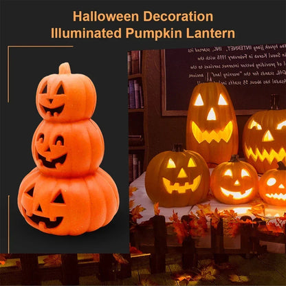 Halloween LED Pumpkin Lantern – Spooky Jack-O’Lantern Ghost Lights for Home, Garden & Party Décor