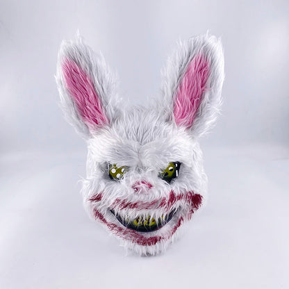 Scary Neon Light Mask – Killer Bear LED Cosplay for Halloween