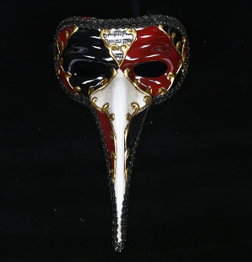 Venetian Long Nose Masquerade Mask